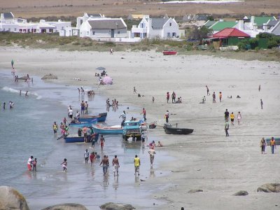 Paternoster main beach & fishermen area