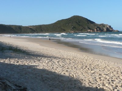 Praia do Rosa beach will be packed in the summer