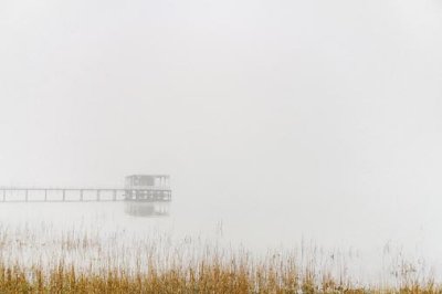 Powderhorn Lake In Fog 32322