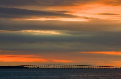 Copano Bridge At Sunset 38974