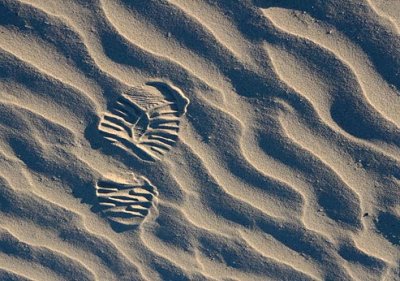 Footprint In Sand 20090222