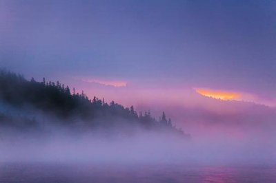 Misty Foggy Sunrise 02322-4