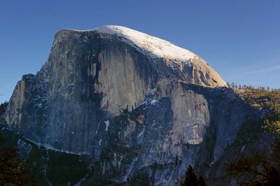 Snow-crowned Half Dome 23254