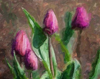 Four Young Tulips 53156 Art