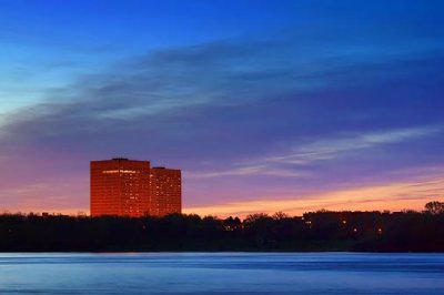 Two Buildings At Dawn 20100426