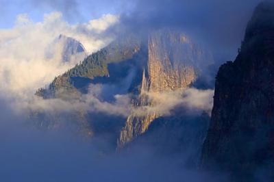 Yosemite Valley Shrouded in Clouds 22878