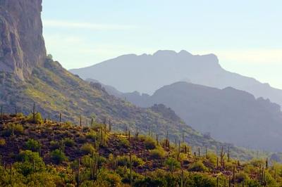 The Foot Of Superstition Mountain