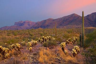 Superstition Mountain At First Light