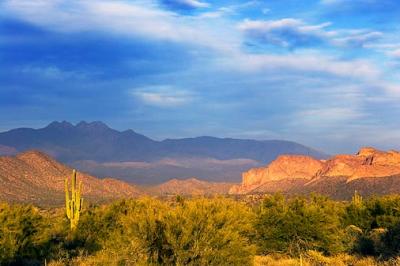 Four Peaks At Sunset1