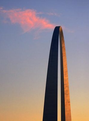Gateway Arch At Sunset 20071028