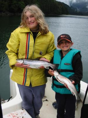 Trout fishing in Limestone Inlet
