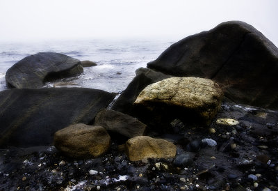 Rocks on Rye Beach