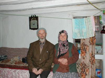 The retired Imam of the mosque and His wife....