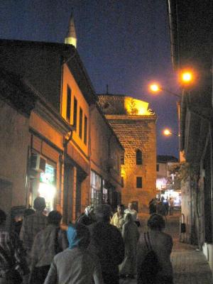 A TYPICAL STREET AT NIGHT