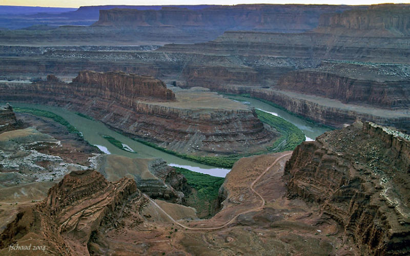 Twilight at Deadhorse Point