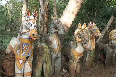 Terracotta horses in Namana Samudram. http://www.blurb.com/books/3782738