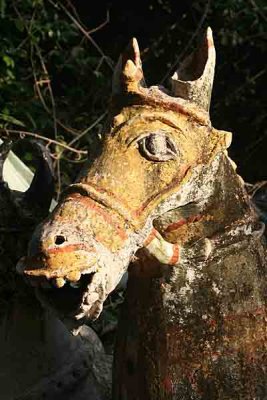 Terracotta horse in Namana Samudram. http://www.blurb.com/books/3782738
