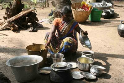 In a village near Pondicherry.