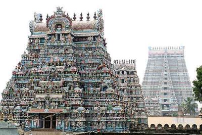 Ranganatha temple in Srirangam, Tamil Nadu.