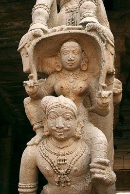 At Sri Ranganatha temple in Srirangam, Tamil Nadu.