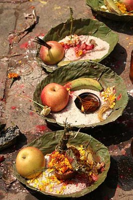 Offerings for the goddess, Dakshinkali, Nepal.