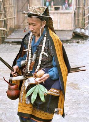 Myoko Priest, Apatani tribe, Arunachal Pradesh
