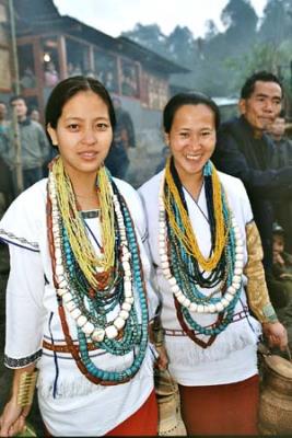 Apatani Ladies with Festival Necklaces