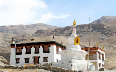 The 4400m high monastery in Kibber