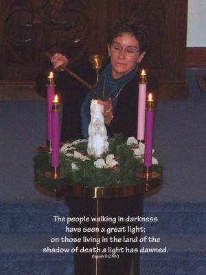 Christ Has Come! The Lighting of the Christ Candle on Christmas Eve, 2004 - Isaiah 9