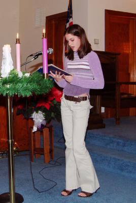 Erin Laursen - Reading the Christmas Account from Luke 2:1-20