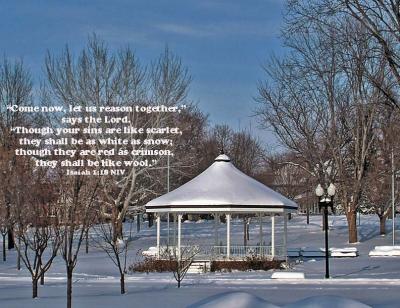 Carousel in Foster Park - Isaiah 1:18