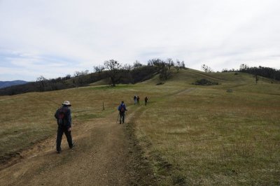 Getting closer to the top of the ridge