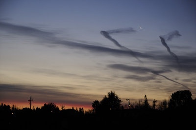 Rising Crescent Moon