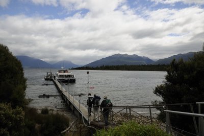 The boat at Te Anau Downs