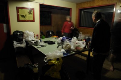 Packing for our third day on the Milford Track