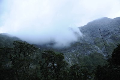 A very Cloudy Morning at the Mintaro Hut