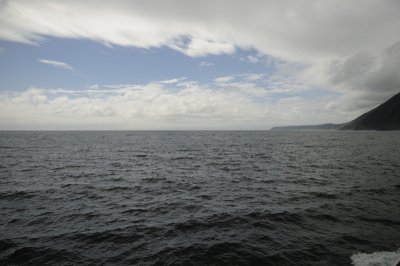 View of the Tasman Sea from the Milford Sound