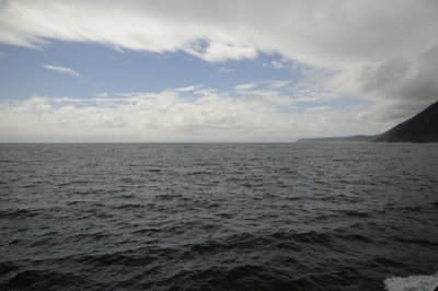 View of the Tasman Sea from the Milford Sound