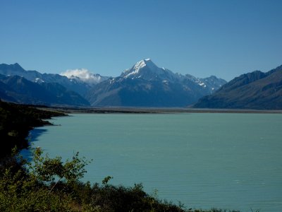 Mt. Cook with Lake Pukaki