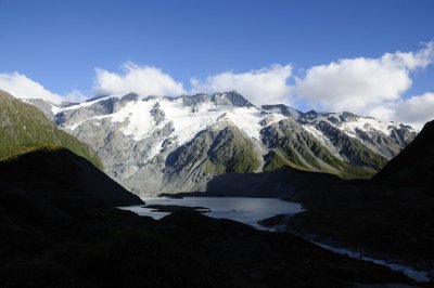 Mueller Lake and the Mount Cook Range