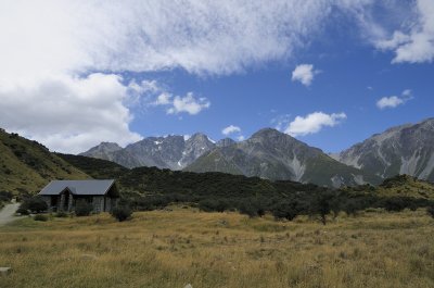 At the Tasman Glacier Walk