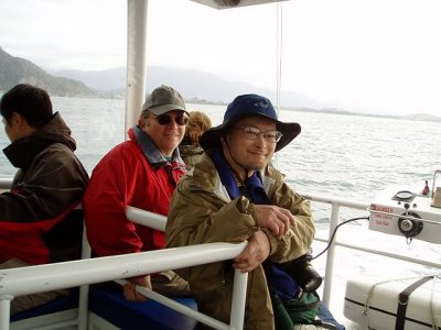 John and Bryan on way to view dolphins
