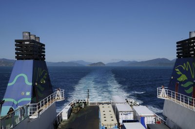 Near the end of the Queens Charlotte Sound