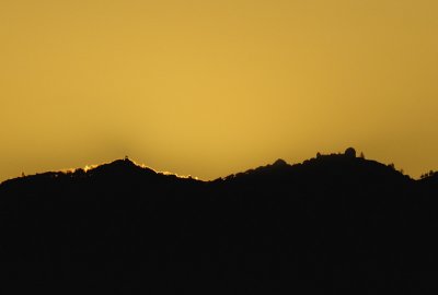 Sunrise over Copernicus Peak