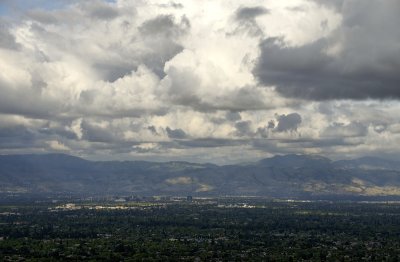 Big Clouds over the Santa Clara Valley