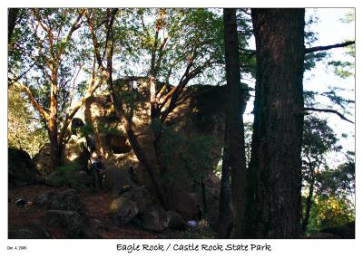 Climbers on Eagle Rock