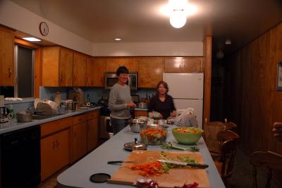 Dinner preparations - Thanks Susan and company