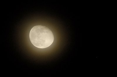 Moon and Mars close together