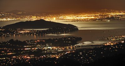 Richardson Bay and Angel Island