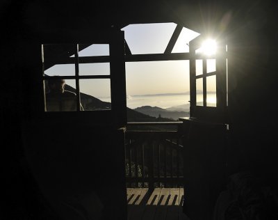 Sunrise View From our Cabin